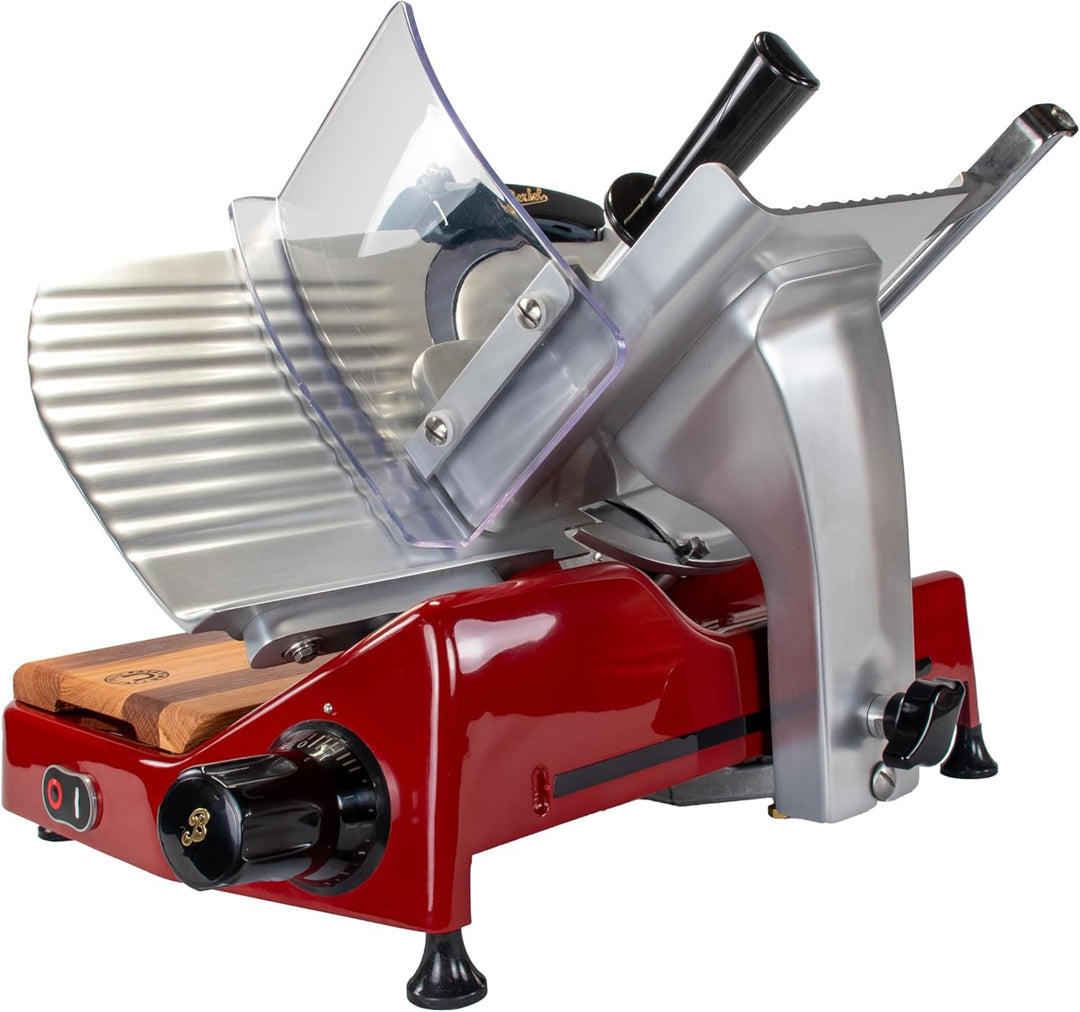Berkel Aufschnittmaschine Pro Line XS 25 in rot - Profi Allesschneider für Ihre Küche + handgefertig