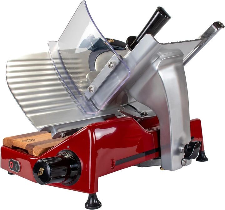 Berkel Aufschnittmaschine Pro Line XS 25 in rot - Profi Allesschneider für Ihre Küche + handgefertig