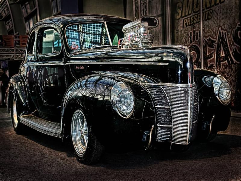 CALVENDO Puzzle Aussergewöhnliche Autos - Hot Rods 1000 Teile Lege-Grösse 64 x 48 cm Foto-Puzzle Bil