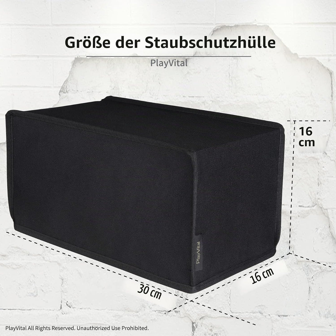 PlayVital Horizontale Staubschutze Hülle für Xbox Series X Konsole,Spritzwasserdichte Tasche Cover S