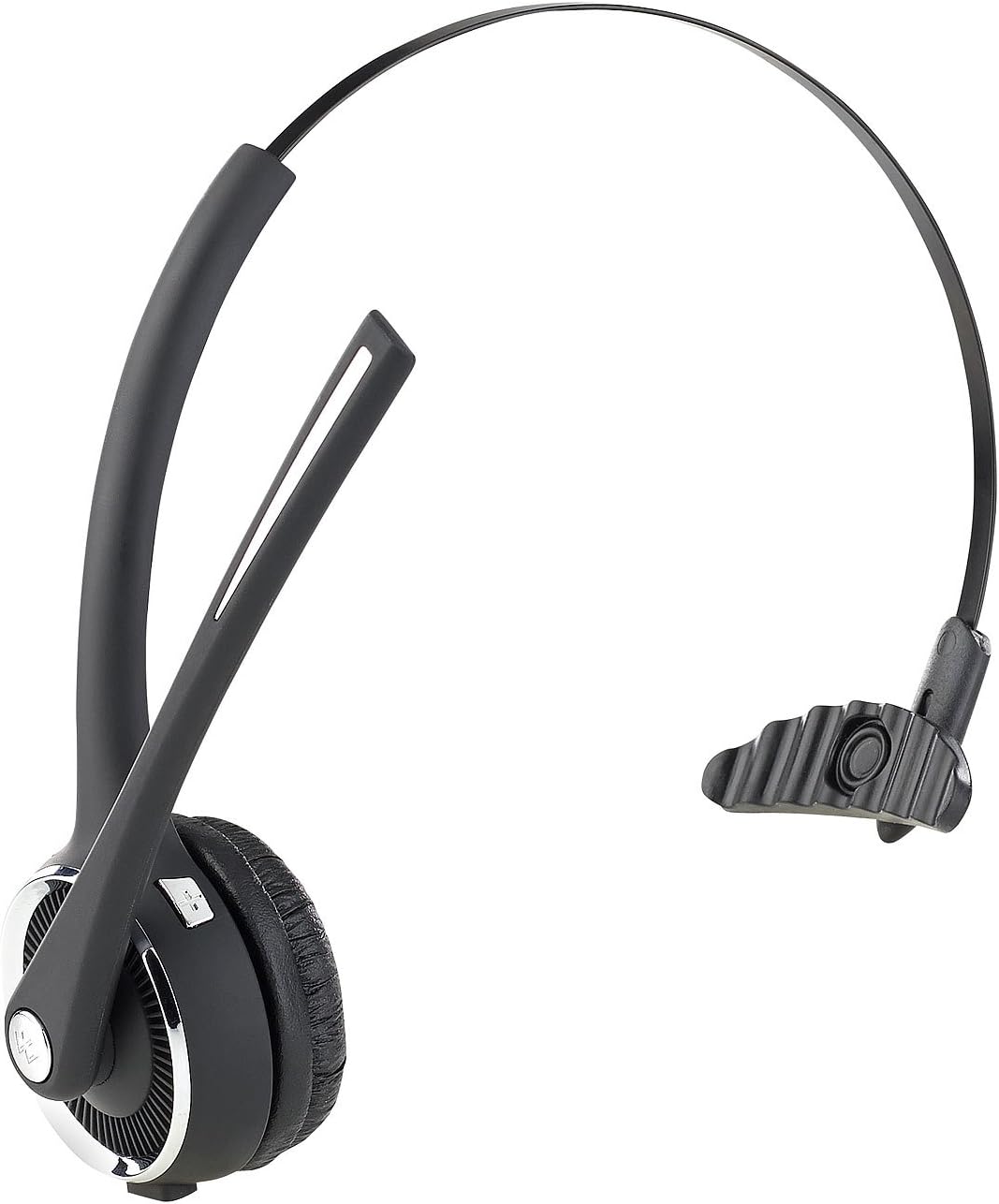 Callstel Headset Mikrofon: Profi-Mono-Headset mit Bluetooth, Geräuschunterdrückung, 15-Std.-Akku (Mi