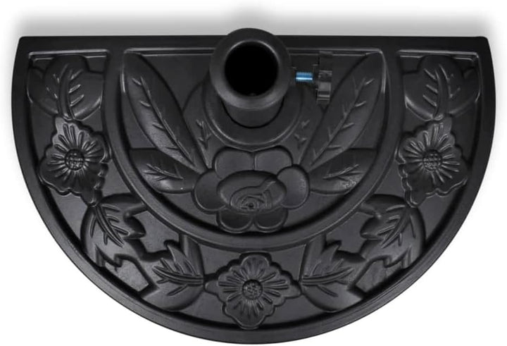 vidaXL Sonnenschirmständer Halbrund 9 kg Schirmständer Schirmhalter Ständer Default Title, Default T