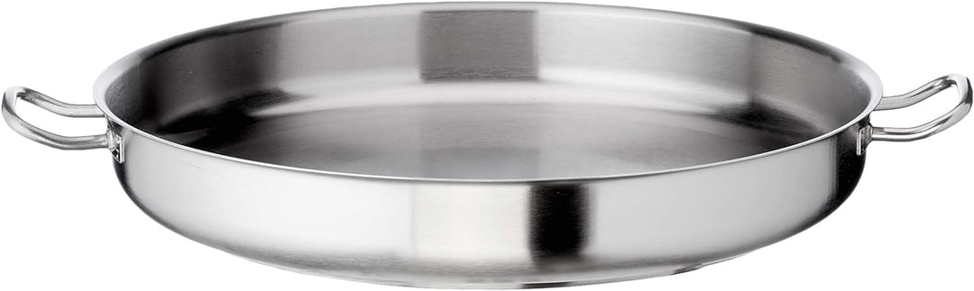 LACOR 8414271004445 Paella-Pfanne mit Deckel, 60 cm, 25.4 liters Edelstahl, Keine Farbe