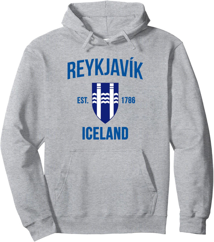 Reykjavik Iceland Flag Shirt Icelandic Pride Souvenir Gift Pullover Hoodie