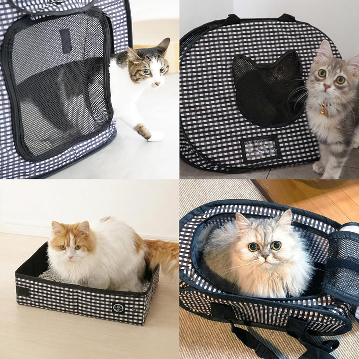 Cat1st Reise Katzenklo Mobile Katzentoilette - Schwarz, Black Katzentoilette