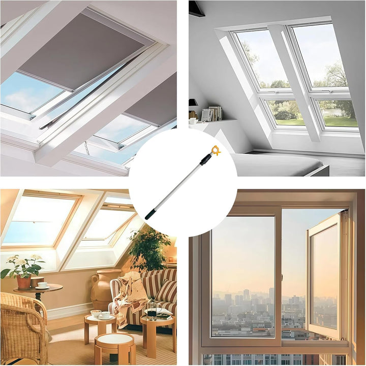 Fenstergriff Verlängerung Für Velux Dachfenster Stange Zum Öffnen - Fensteröffner Stange, Teleskopst