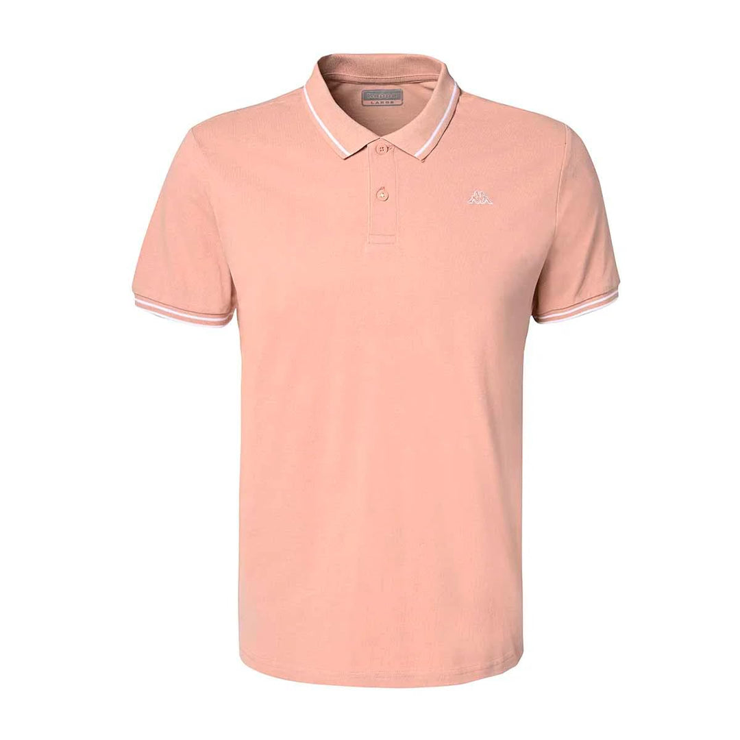 Kappa Herren Ezio T-Shirt S Rosa / Weiss, S Rosa / Weiß