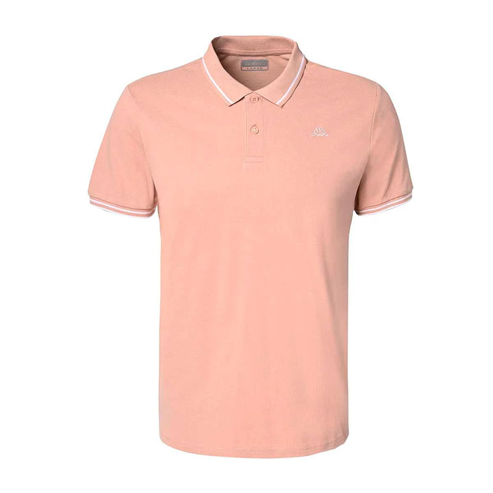 Kappa Herren Ezio T-Shirt S Rosa / Weiss, S Rosa / Weiß