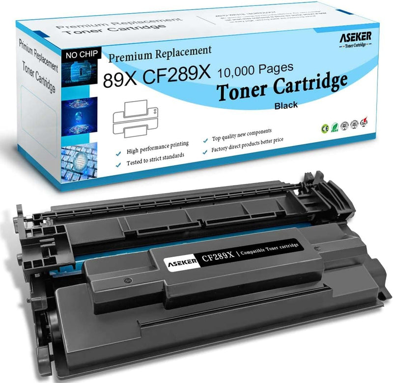 ASEKER Kompatibel Tonerkartusche 89X CF289X 89A CF289A für HP Laserjet Enterprise M507 M507x M507n M