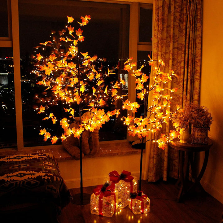 CCLIFE LED Ahorn Baum 150 180 cm innen Aussen Weihnachten Christbaum Lichterbaum warmweiss Kaltweiss