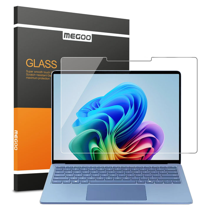 MEGOO Microsoft Surface Laptop 7 (2024, 15 Zoll) Glas Schutzfolie - Kratzfest, Einfache Installation