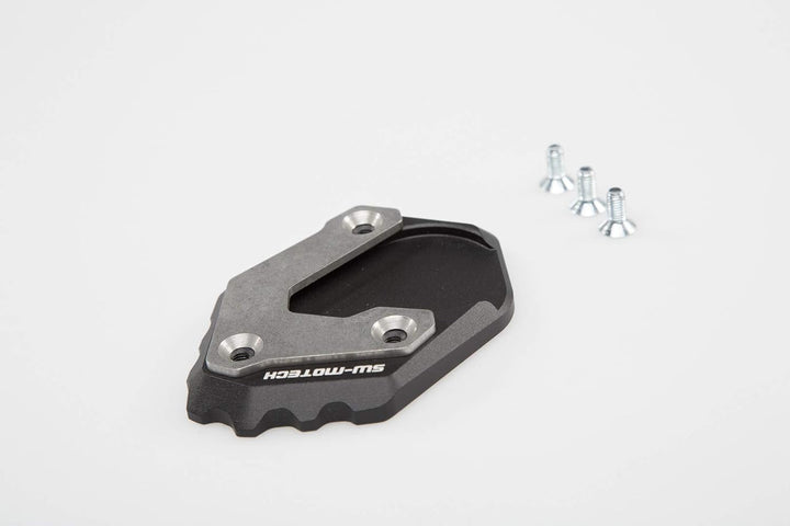 SW-MOTECH Seitenständerfuss-Verbreiterung, Schwarz/Silbern für BMW R1200GS LC Adv (14-)/ Rallye