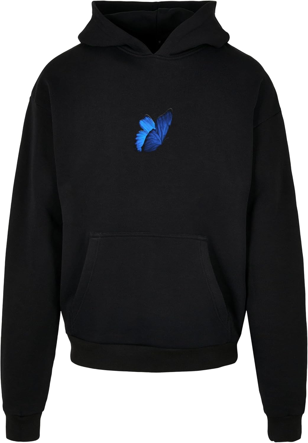 Mister Tee Herren Le Papillon Heavy Oversize Hoody XS Schwarz, XS Schwarz