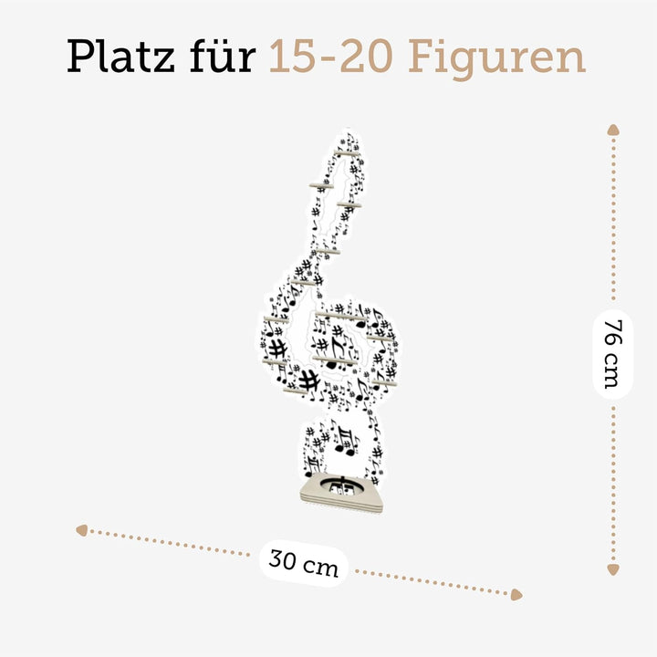 Farbklecks Collection Musikboxregal Notenschlüssel
