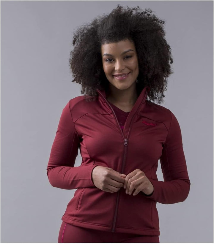 Kingsland Damen Fleecejacke KLOlyvia S burgundy, S burgundy