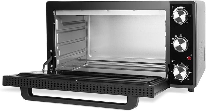 Orbegozo HO 385 Elektrischer Tisch-Ofen, 38 l, Timer, regelbarer Thermostat, Ober- / Unterhitze, Krü