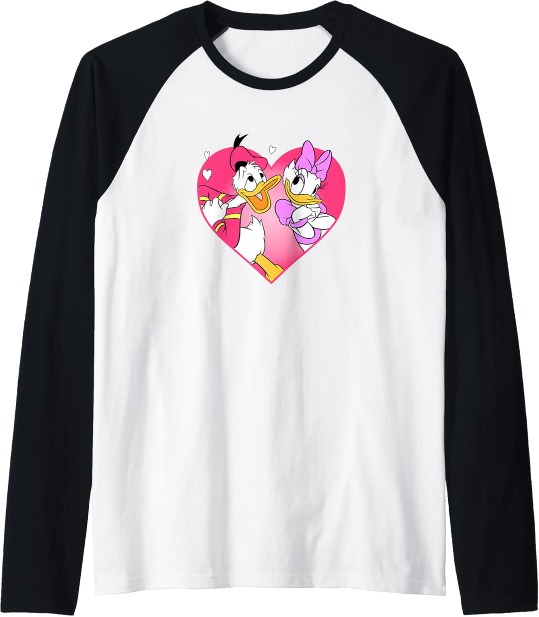 Disney Mickey And Friends Valentinstag Donald & Daisy Raglan