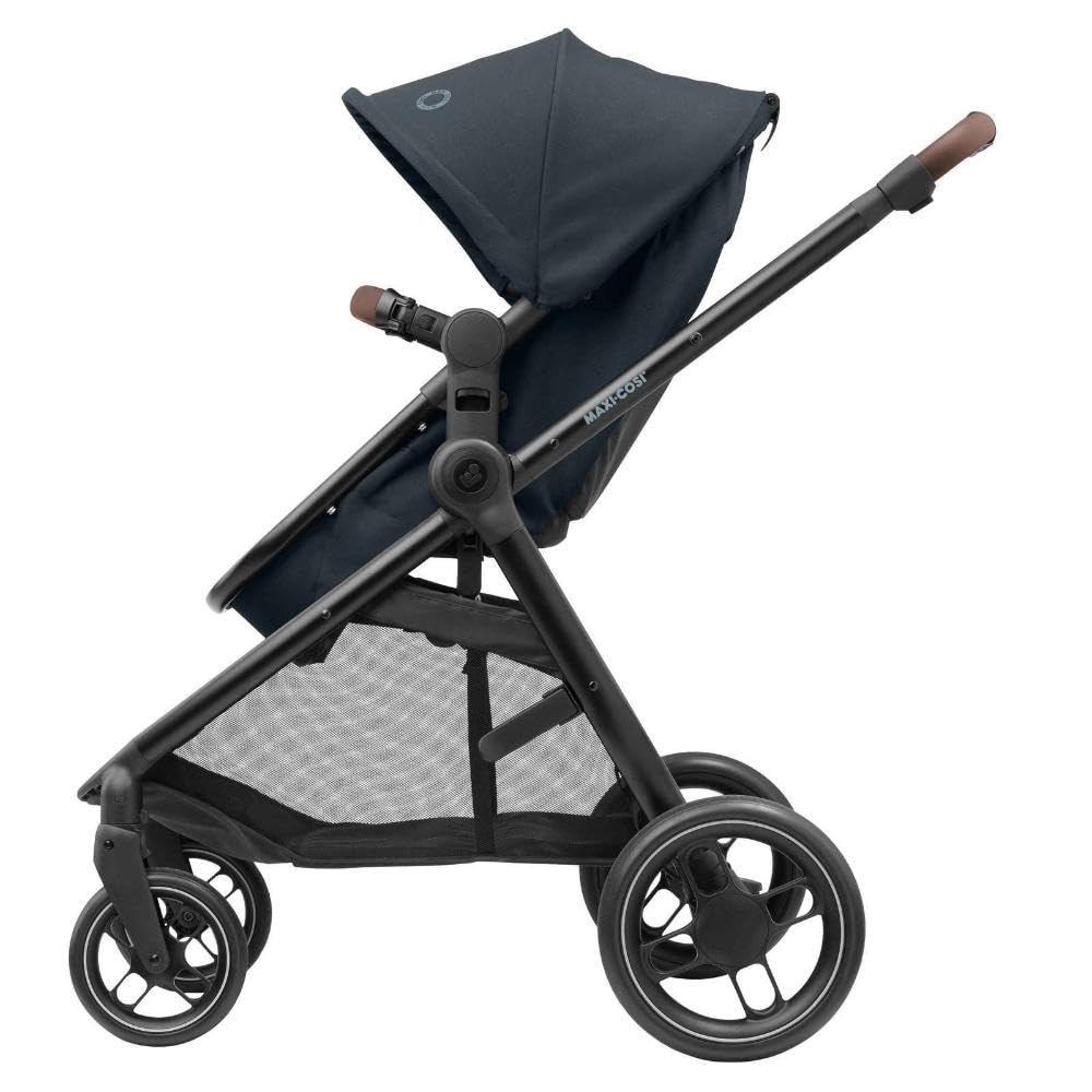 Maxi-Cosi Kombi-Kinderwagen Modell 2-in-1 Zelia³ wendbarer Sitz & Wanne in einem, verstellbarer Schi