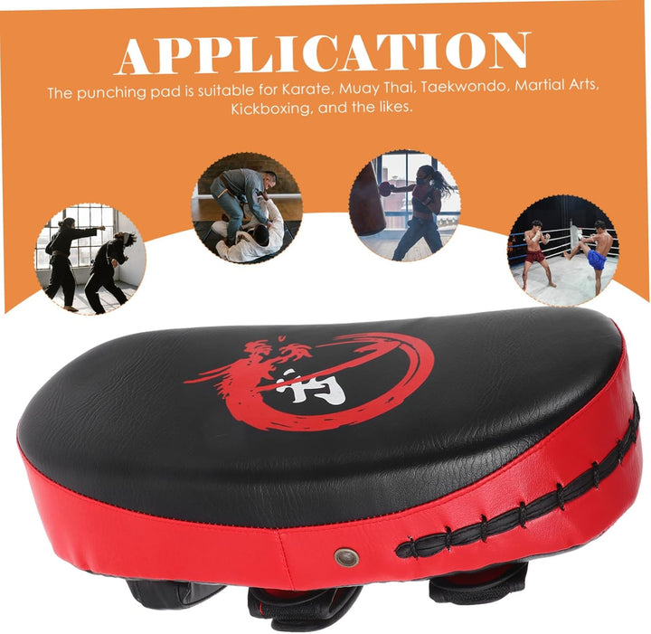 UPKOCH Beinschoner Aus Robustem Material Mit Belüftungsöffnung Gepolstert Rotes Muay Thai Kickpad Fü