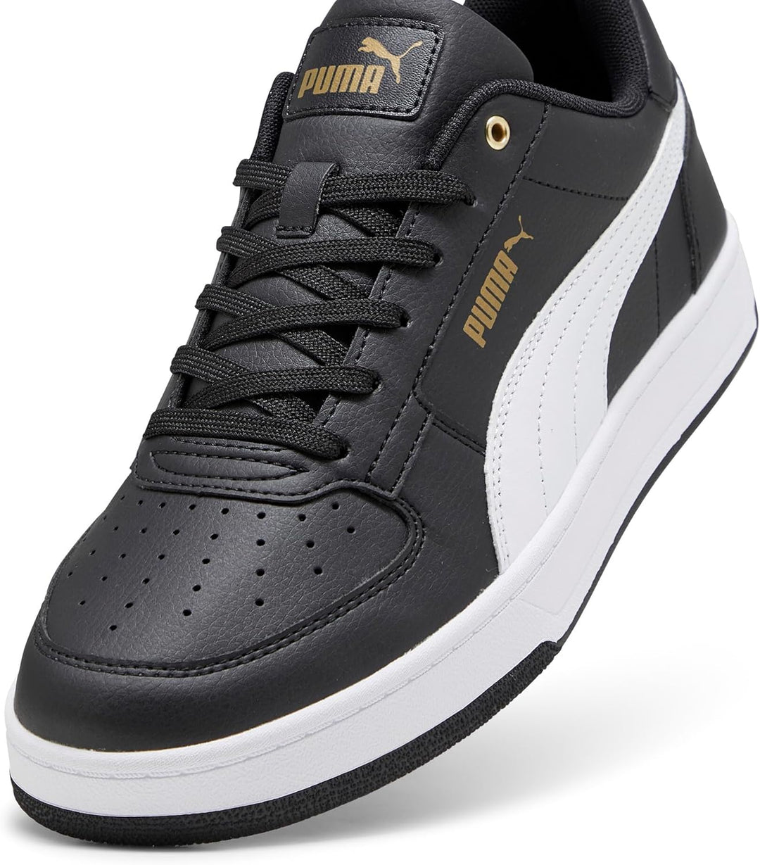 PUMA Unisex Caven 2.0 Sneaker 36 EU Puma Black Puma White Gold, 36 EU Puma Black Puma White Gold