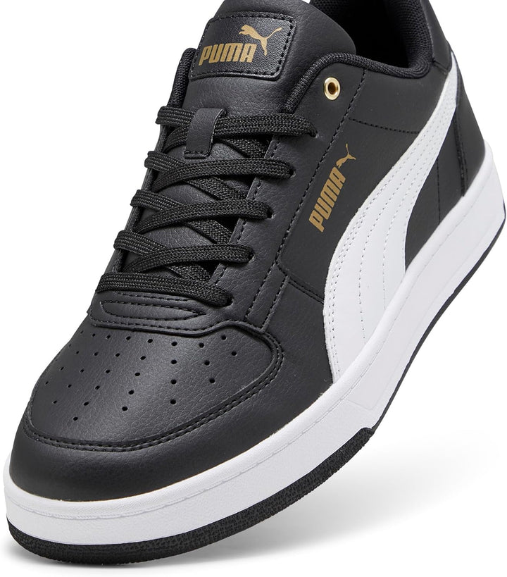 PUMA Unisex Caven 2.0 Sneaker 36 EU Puma Black Puma White Gold, 36 EU Puma Black Puma White Gold