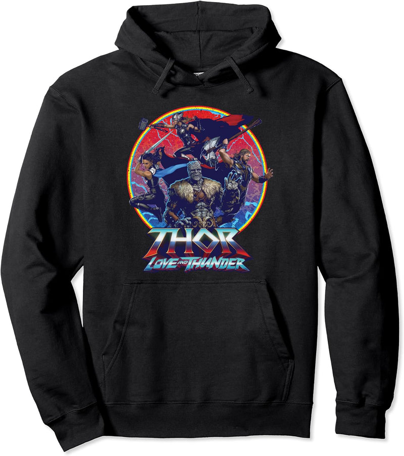Marvel Thor: Love and Thunder Character Badge Pullover Hoodie