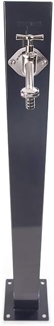 KTC Tec TRINKWASSER Wassersäule TSQG 950 Anthrazit, Wasserzapfsäule Wasserzapfstelle Gartenzapfstell