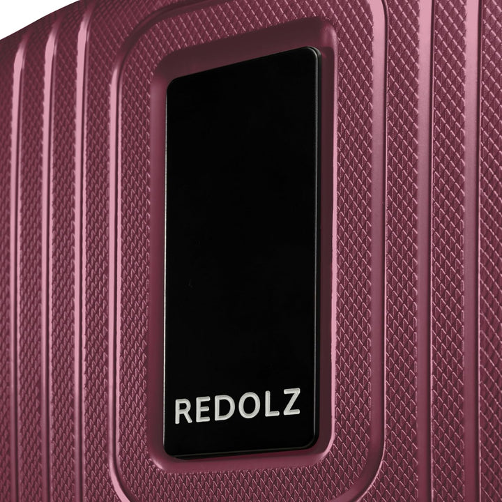 REDOLZ Hartschalen Handgepäck Kosmetik-Koffer | Stabiles Beauty-Case mit Aufsteckfunktion |34 x 17 x
