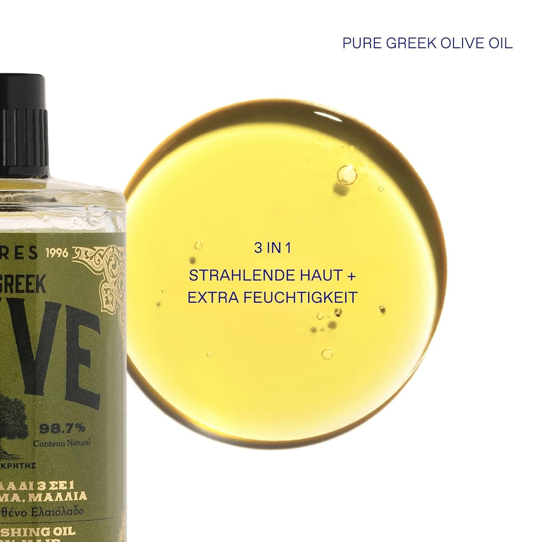 KORRES Olive Nährendes 3in1 Öl für intensive Feuchtigkeit, dermatologisch getestet, vegan, 100 ml