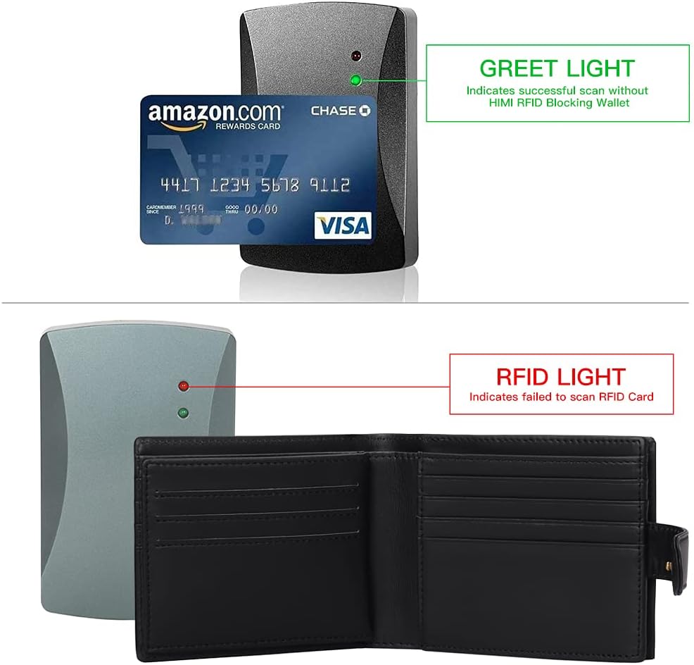 GAEKEAO Geldbörsen Herren Geldbörse aus echtem Leder Geldbörse mit RFID-Schutz Bifold Wallet, Geldbö