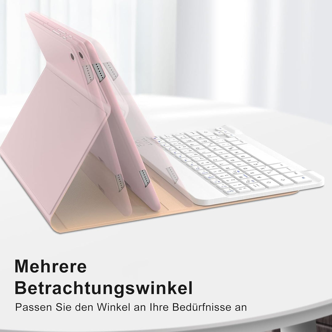 IVEOPPE Tastatur Hülle für Samsung Galaxy Tab А9 Plus 11 Zoll, [QWERTZ Deutsches], Bluetooth Abnehmb