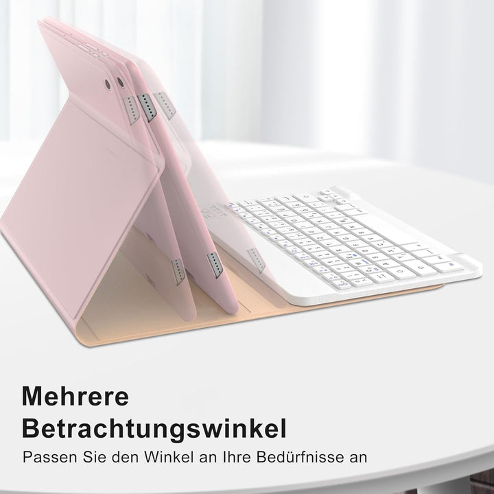 IVEOPPE Tastatur Hülle für Samsung Galaxy Tab А9 Plus 11 Zoll, [QWERTZ Deutsches], Bluetooth Abnehmb