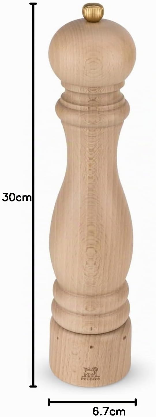 PEUGEOT - Pfeffermühle Paris u‘Select 30 cm - 6 voreingestellte Mahlgrade - Aus PEFC-zertifiziertem