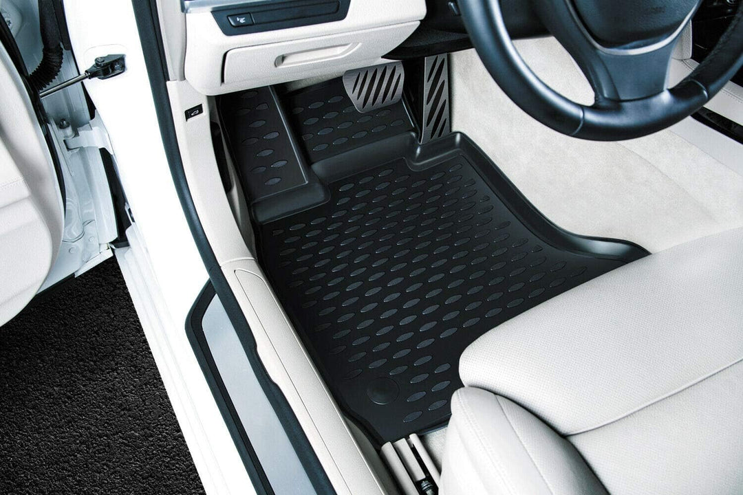 Element Passgenaue Premium Antirutsch Gummimatten Fussmatten für VW Transporter T5 Multivan/ T6 2004