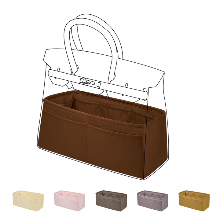 DGAZ Handtaschen Organizer Seide, Taschenorganizer Tasche in Tasche Organizer Innentaschen für Birki