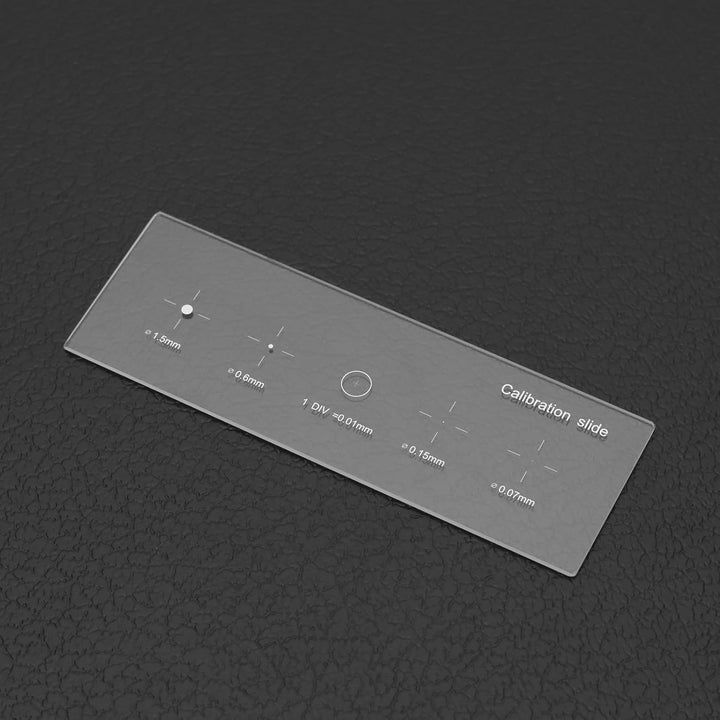 ECSiNG 0.01mm Mikroskop Mikrometer Skala Optische Glas Mikroskop Objektträger Glas Bühne Mikrometer