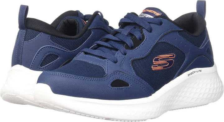 Skechers Herren 232592 NVY Sneaker 42 EU Marineblauer Duraleather Mesh Besatz, 42 EU Marineblauer Du