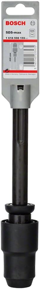 Bosch Professional 1x SDS-max Bohrhalter (für Bohrerschaft SDS-plus, Länge 220 mm, Zubehör Bohrhamme