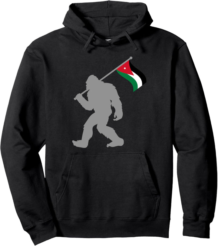 Jordan oder Jordanische Fahne auf Jordanien Flagge Pullover Hoodie