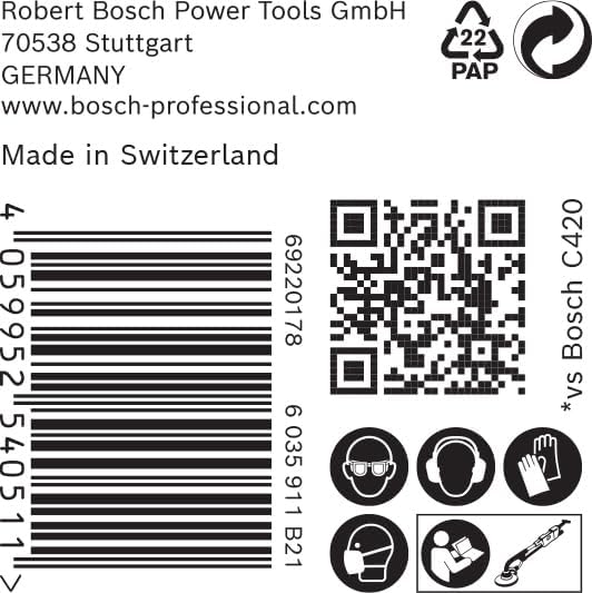 Bosch Professional 25x Expert M480 Schleifnetz (für Hartholz, Farbe auf Holz, Ø 225 mm, Körnung 240,