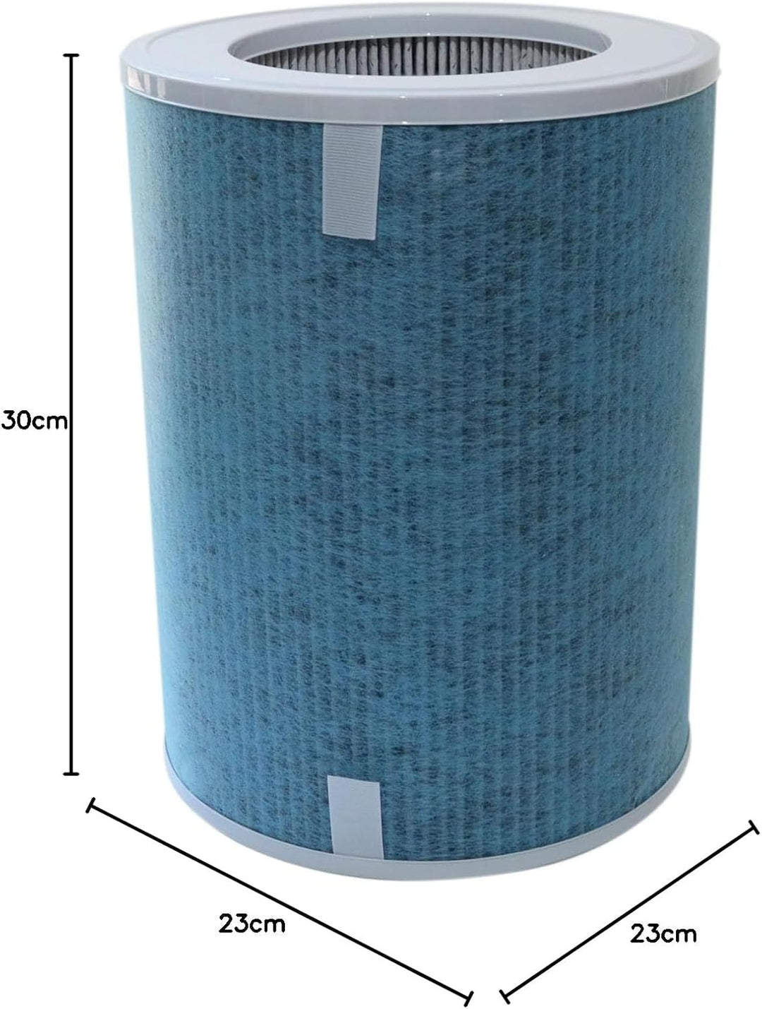 PUREBURG Ersatz-HEPA-Filter kompatibel mit Proscenic A9 und Pro Breeze PB-P07 Luftreiniger, H13 4-St