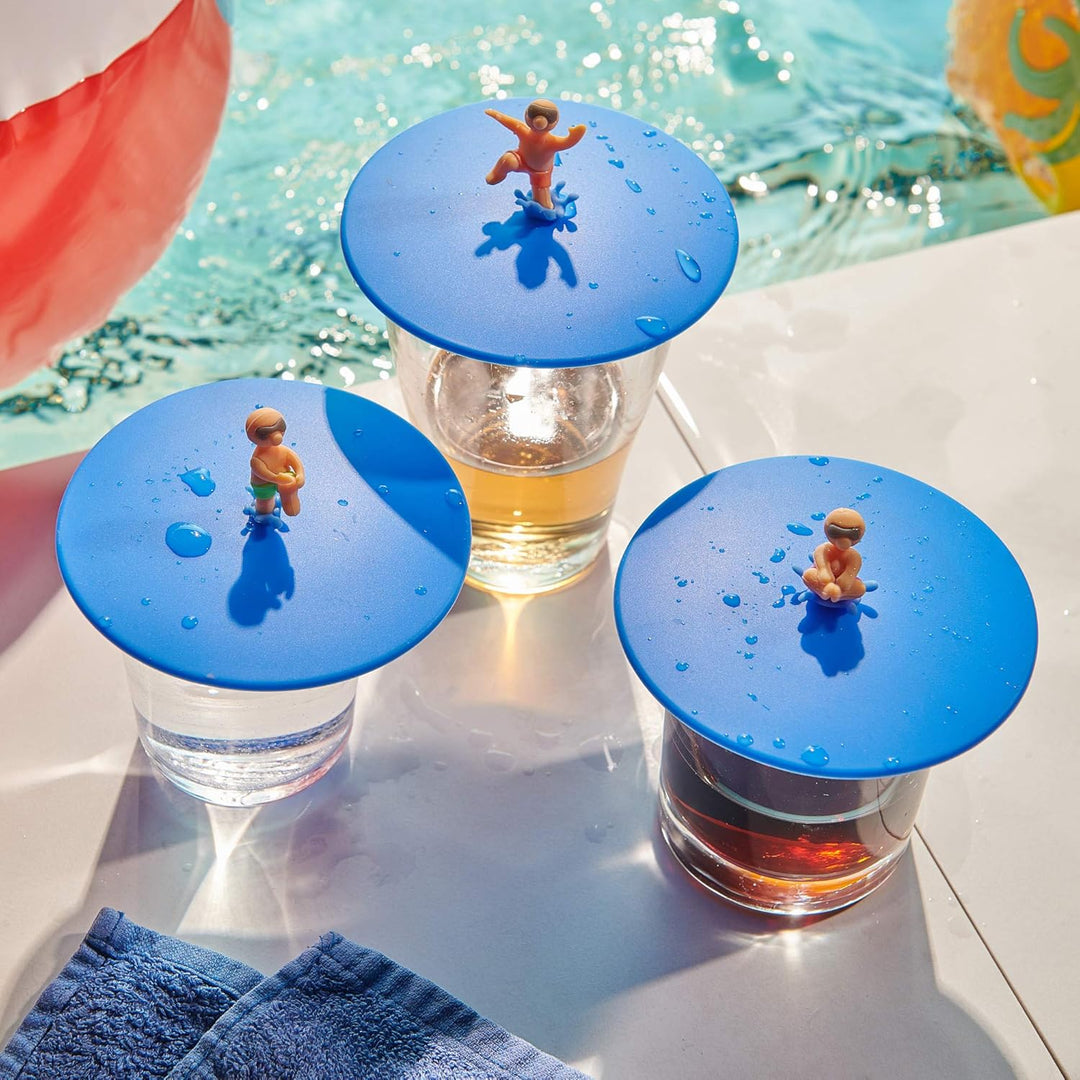 Lurch Mein Deckel Splash 3er Set (Bruno Bombe, Freddy Freestyle, Arne Anker), Glasabdeckungen aus 10