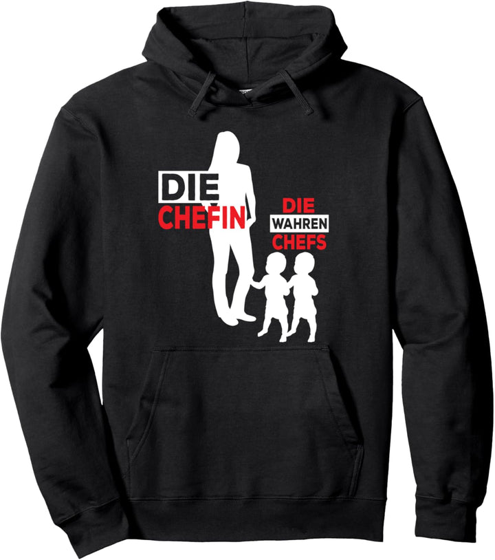 Zwillingsmama Die Chefin Zwillinge Jungs Zwillings-Mama Pullover Hoodie