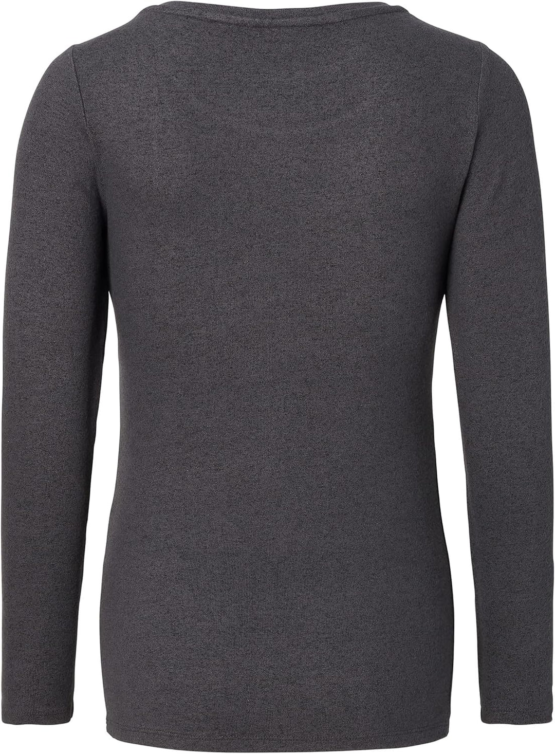 Noppies Damen Top Plano Nursing Long Sleeve T-Shirt, Grey Melange - P806