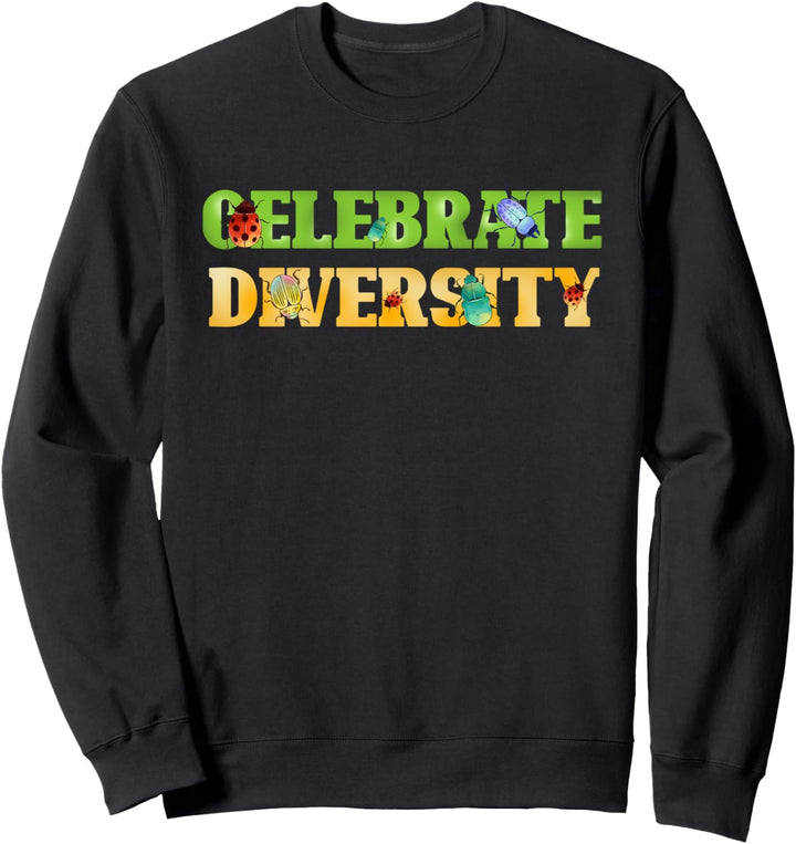 Käfer Vielfalt Entomologe Insekten Sammler Lustiges Käfer Sweatshirt