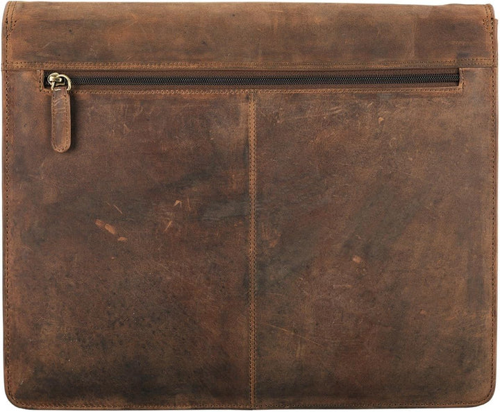 STILORD 'Magnus' Vintage Konferenzmappe Leder A4 Aktenmappe Aktentasche Dokumentenmappe für 13,3 Zol