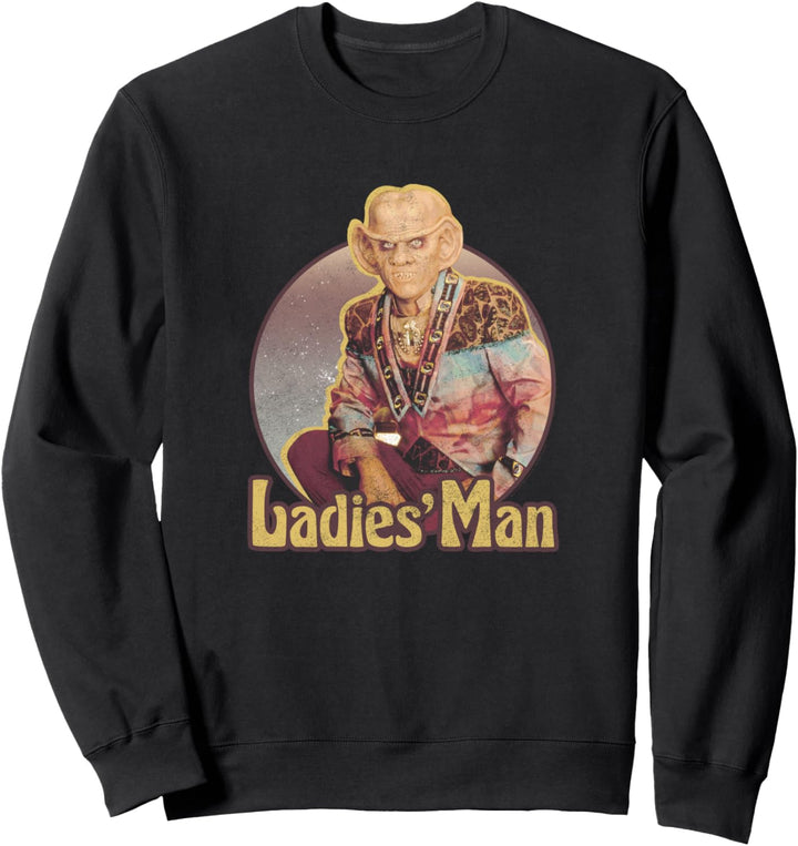 Star Trek DS9 Quark Ladies' Man Retro Sweatshirt