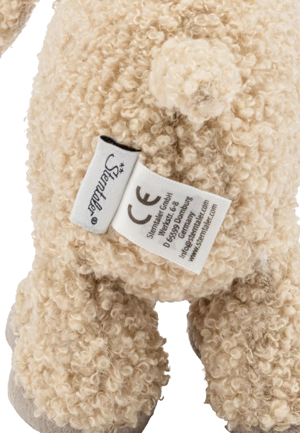 Sterntaler Kuscheltier S Schaf Flocke - Plüschtier aus weichem Boucle - Kinder und Baby Spielzeug ge