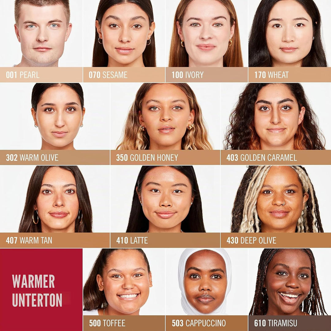 Rimmel London Lasting Finish 35 Hour 001 Pearl Foundation, langanhaltend, feuchtigkeitsspendend, veg