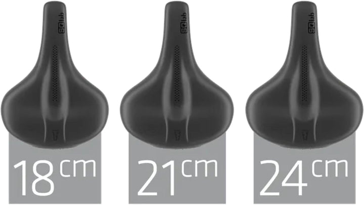 SQlab Unisex – Erwachsene 621 Ergolux Active 2.1 Fahrradsattel 21 cm Schwarz, 21 cm Schwarz